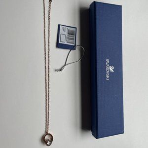 Swarovski Rose Gold & Crystal Necklace – NWT